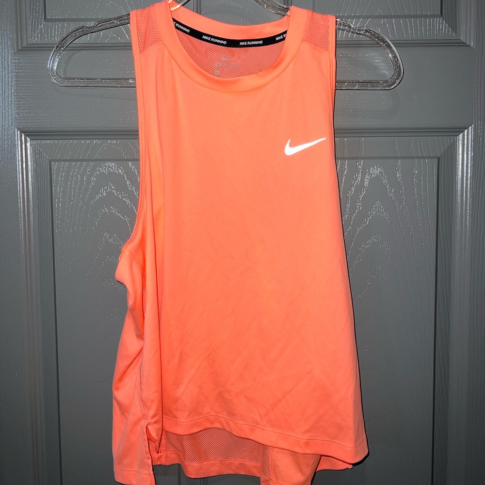 Small Orange Nike tank